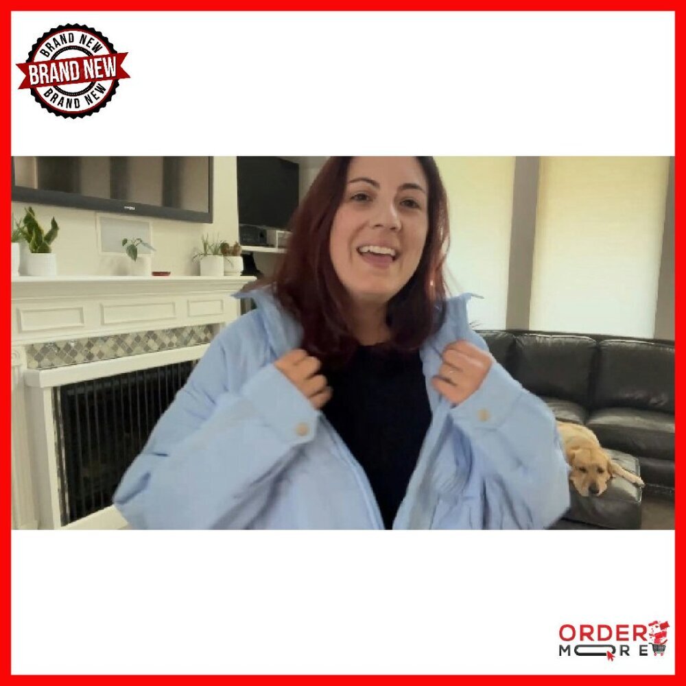 Lightweight Packable Puffer Jacket Oversized Fit … - image 7